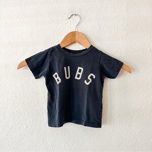 Ford & Wyatt Baby Boy "BUBS" Black T-Shirt